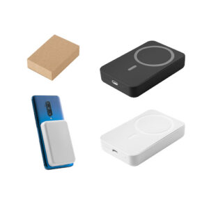 AMPERE 10 Power bank magnetico da 10.000 mAh con caricatore wireless superveloce da 15W in ABS riciclato (100% rABS)-MK-97167