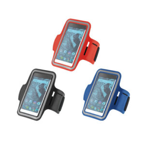CONFOR Fascia da braccio in PU e softshell per smartphone da 6,5"-MK-97207