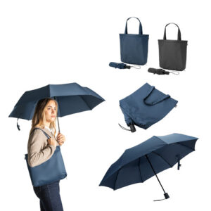 SKYLAR Ombrello 2 in 1 con borsa per la spesa in poliestere riciclato inclusa-MK-99094