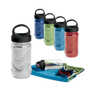 ARTX PLUS Set di borraccia in PP e PET e asciugamano sportivo in poliammide e poliestere-MK-99967